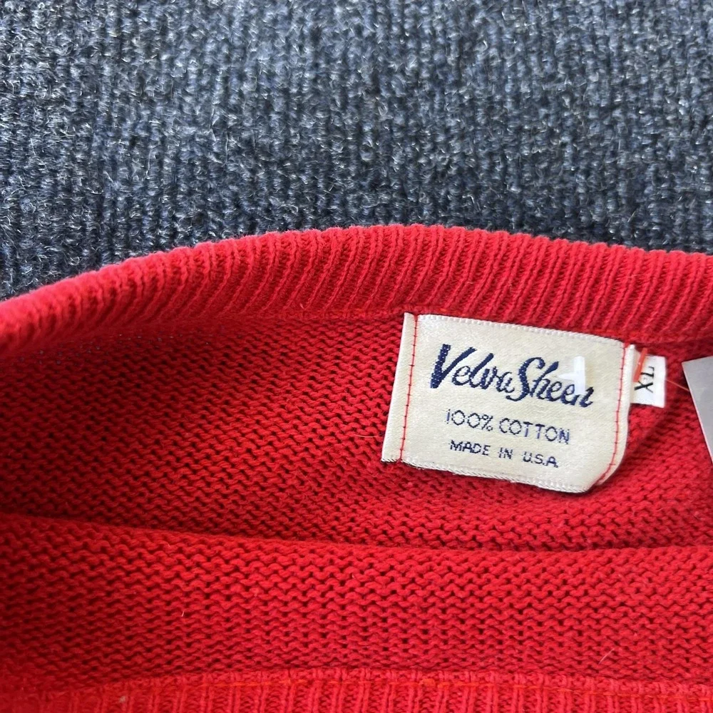 Vintage Velva Sheen‎ Sweater Mens XL USA Olympics Training Center 90s